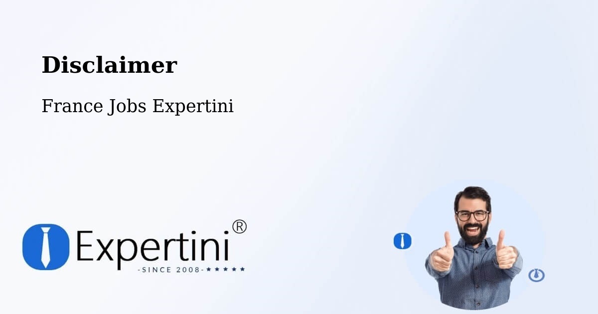 Disclaimer – Pau - France Jobs Expertini